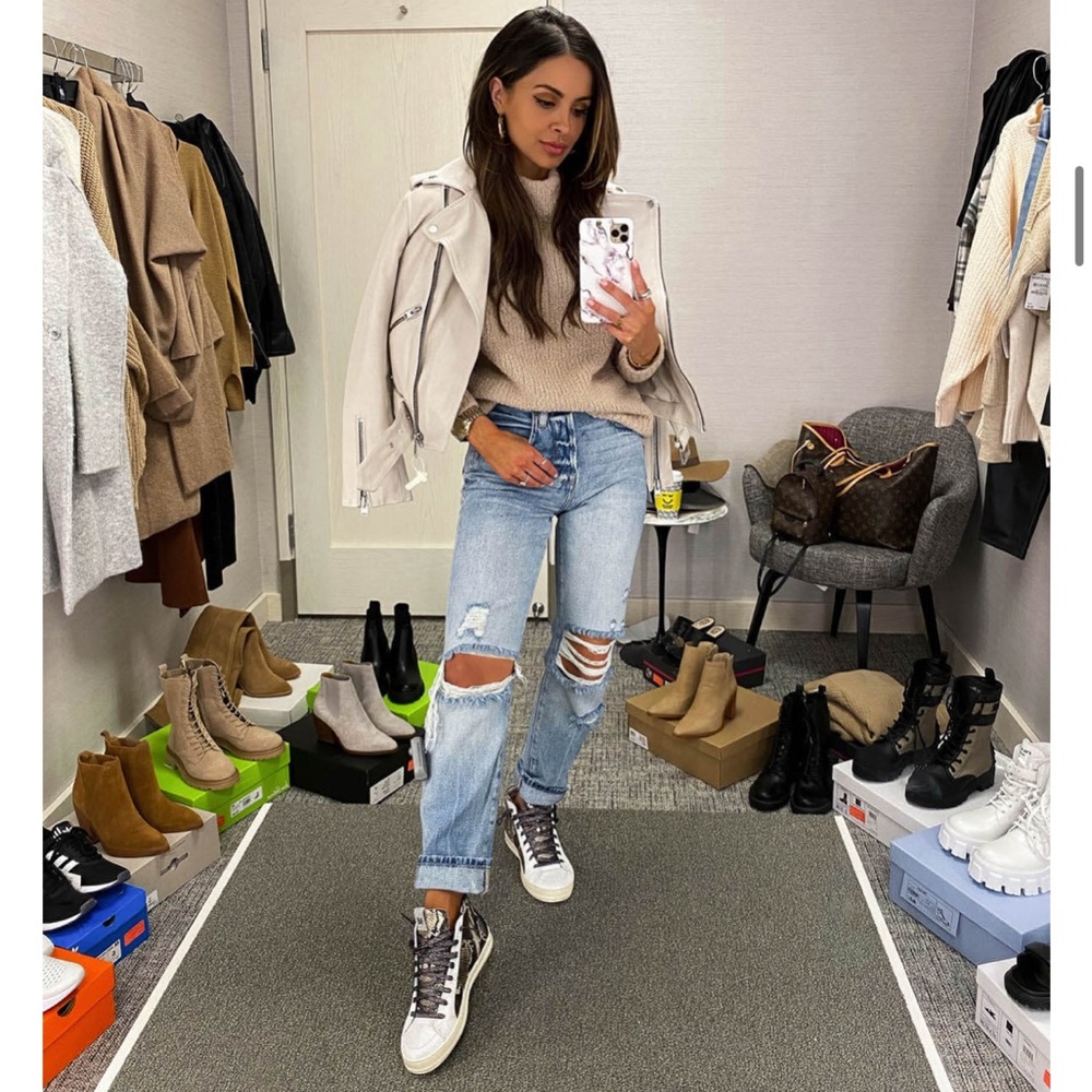 p448 high top glider sneakers